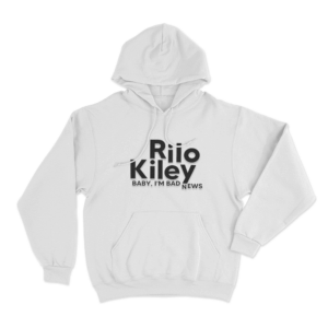 Baby Im Bad News Unisex Hoodie White