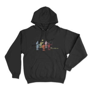 Rilo Kiley Robots Unisex Hoodie Black