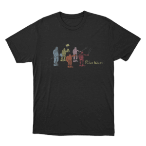 Rilo Kiley Robots Unisex T Shirt Black